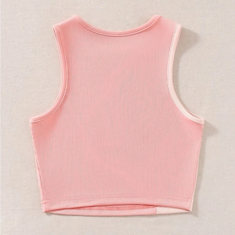 SHEIN ColorBlock Ribbed Tank Top - Picture 2 of 3